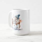 Winter Mäuse Tasse (Vorderseite Links)