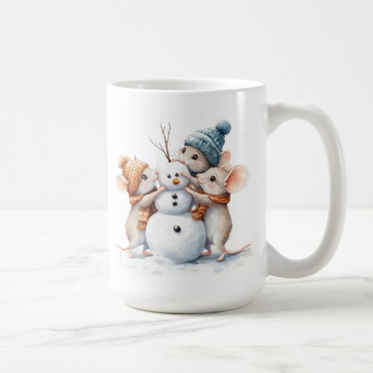 Winter Mäuse Tasse (Rechts)