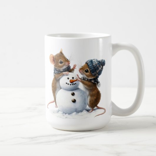 Winter Mäuse Tasse (Rechts)