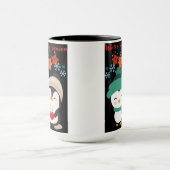 Winter meine schöne Jahreszeit - Gemütlicher Weihn Tasse (Zentrum)