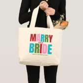 Winter Merry & Braut-Squad Junggesellinnenabschied Jumbo Stoffbeutel (Vorderseite (Produkt))