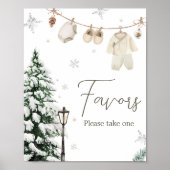 Winter Merry Little Baby Clothes liebt Poster (Vorne)