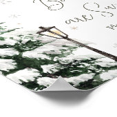 Winter Merry Little Baby Kleidung Babies sind süß Poster (Ecke)