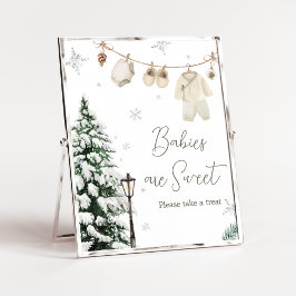 Winter Merry Little Baby Kleidung Babies sind süß Poster