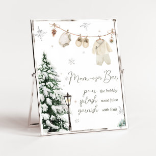 Winter Merry Little Baby Kleidung Mama Osa Bar Poster