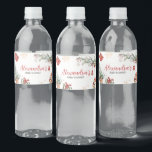 Winter Merry Little Christmas Baby Shower Wasserflaschenetikett<br><div class="desc">Entspannen Sie mit unserer bezaubernden Weihnachtsdusche mit dem Label Printable. Diese individuell gestaltbaren Etiketten sind mit bezaubernden Babymotiven geschmückt und sorgen für eine Touch Laune. Personalisieren Sie sich,  um eine angenehme Atmosphäre zu schaffen,  die Ihre Erfrischungen so schön wie erfrischend macht! BS983</div>