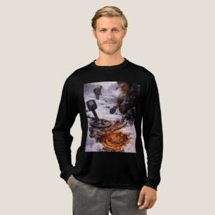 Winter Metalldetektor Langarmshirt Tri-Blend Shirt