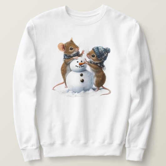 Winter Mice Sweatshirt (Design vorne)
