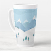 Winter Milchtasse (Linke Ecke)