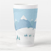 Winter Milchtasse (Vorderseite)