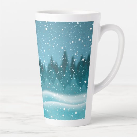 Winter Milchtasse (Rechts)