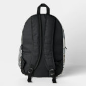 Winter Militär-Tarnmuster Bedruckter Rucksack (Rückseite)