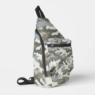 Winter Militär-Tarnmuster Crossbody Bag