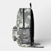 Winter Military Camouflage Pattern Bedruckter Rucksack (Rechts)