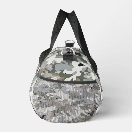 Winter Military Camouflage Pattern Duffle Bag (Rechts)