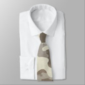 Winter Military Camouflage Pattern Krawatte (Gebunden)