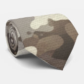 Winter Military Camouflage Pattern Krawatte (Gerollt)