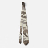 Winter Military Camouflage Pattern Krawatte (Rückseite)