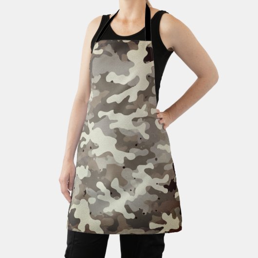 Winter Military Camouflage Pattern Schürze (InSitu)