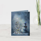 Winter Miracle Dankeskarte (Vorderseite)