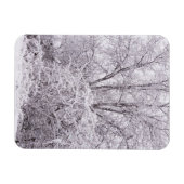 Winter mit schneebedeckter Landschaft Magnet (Horizontal)
