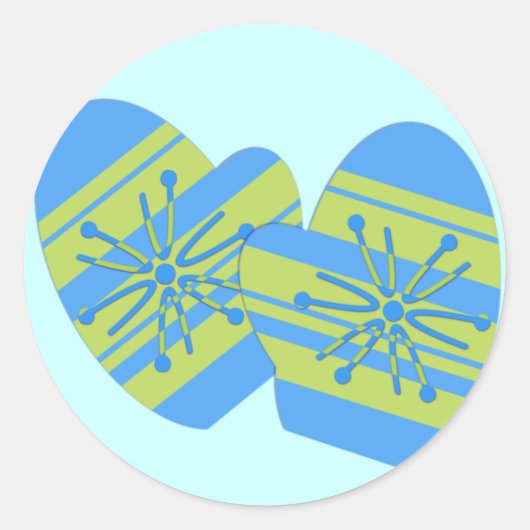 Winter Mitten Stickers (Vorderseite)