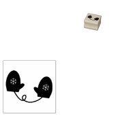Winter Mittens Gummistempel (Stempel)