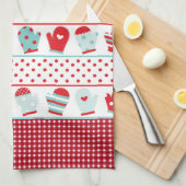 Winter Mittens Microfiber Küche Handtuch (Viertel Falte)