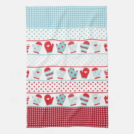 Winter Mittens Microfiber Küche Handtuch (Vertikal)