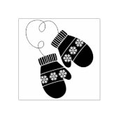 Winter Mittens Weihnachtskautschuk Briefmarke Gummistempel (Prägung)
