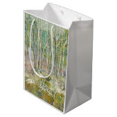 Winter Mittlere Geschenktüte (Rückseite Schrägansicht)