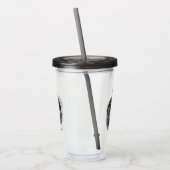 Winter-Mode-bereiter Tiger | addieren Ihren Namen Acryltrinkbecher (Links)