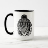 Winter-Mode-bereiter Tiger Tasse (Links)