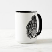 Winter-Mode-bereiter Tiger Tasse (VorderseiteRechts)