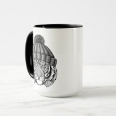 Winter-Mode-bereiter Tiger Tasse (Vorderseite Links)