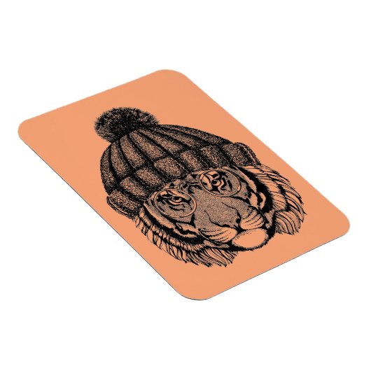 Winter Mode Ready Tiger Magnet (Rechte Seite)