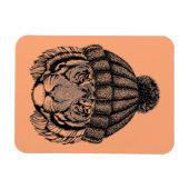 Winter Mode Ready Tiger Magnet (Horizontal)