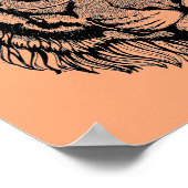 Winter Mode Ready Tiger Poster (Ecke)