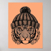 Winter Mode Ready Tiger Poster (Vorne)