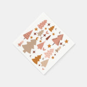 Winter Modern Boho Weihnachten Serviette (Ecke)