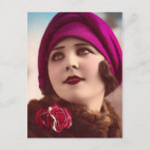 Winter modern postkarte (Vorderseite)