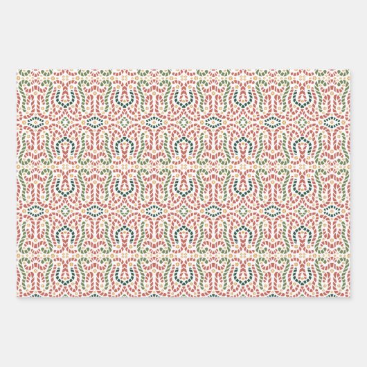 Winter Moderne Mute Ornament Blätter Weihnachten (Vorderseite 2)