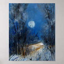 Winter-Mond