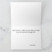 Winter Moon Fairy Blue Karte (Innenseite)