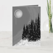 Winter Moon Karte (Vorderseite)