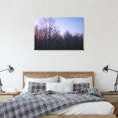 Winter Moon Morning Landschaftsfotografie Leinwanddruck (Insitu (Schlafzimmer))