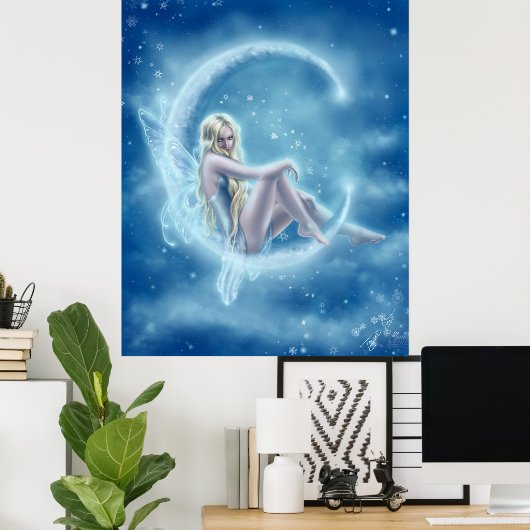 Winter Moon Poster (Heimbüro)