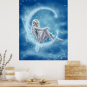 Winter Moon Poster (Küche)