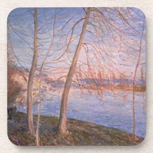 Winter-Morgen Alfred Sisleys | Untersetzer (Vorderseite)