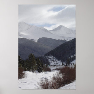 Winter-Morgen Poster